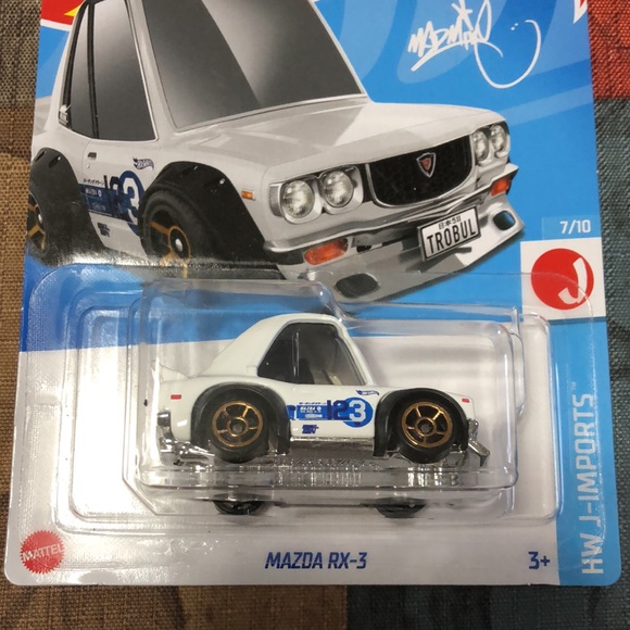 🛍️5/$20🛍️BNIB HOTWHEELS Mad Mike, HW J-Imports Mazda RX3. - Picture 2 of 3